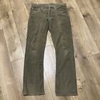 DIOR HOMME Corduroy Pants Jeans 32 Brown Button Fly Straight
