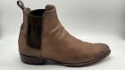 PRE-OWNED TECOVAS THE CHANCE Chelsea Boots For Men Sz 12 EE In CHESNUT CALF