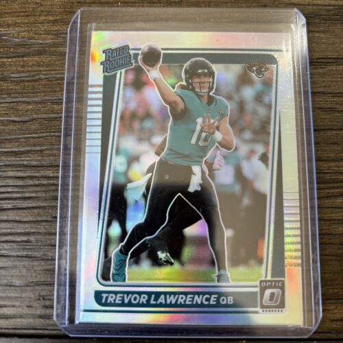 Trevor Lawrence 2021 Panini Donruss Optic Rated Rookie Silver Prizm  READ DESC❗️