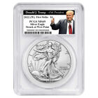2022 (W) $1 American Silver Eagle PCGS MS69 FS Trump 45th President Label