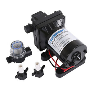 12V 3.0 Gpm RV Water Pump with Strainer For Camper 4008-101-A65