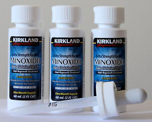 Kirkland Minoxidil 5% Extra Strength Men Hair Regrowth Solution 3 Month 05/2025