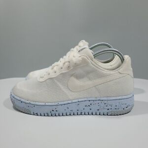 Nike Air Force 1 Womens Size 8.5 Shoes White Crater Flyknit Athletic Sneakers
