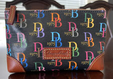 EUC Dooney & Bourke DB75 Multi Rainbow Logo Cosmetic Bag, Retired, HTF