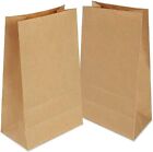 Brown Paper Bags Lunch Bags for Snack Takeaway Bread Packaging, Grocery Bags