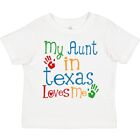 Inktastic My Aunt In Texas Loves Me Toddler T-Shirt From Auntie Girls Boys Child