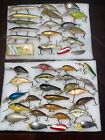 Vintage Lure Lot Bagleys, Rapala & Other See Photos For Details (42 Pieces)
