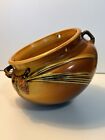 New ListingRoseville Pottery “ Pine Cone ‘’ Brown Hanging Planter # 352-5 In 1935