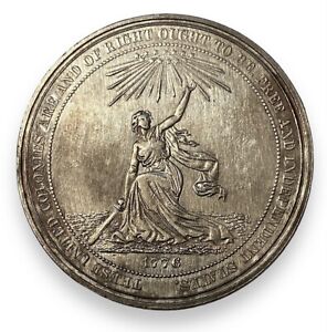 UNITED STATES medal Centennial Expo Official silver medal 1876