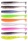 Soft Swimbait Paddle Tail Lure Minnow 75mm (10pcs Per Package) Choose Your Color