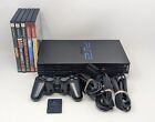 New ListingSony PlayStation 2 PS2 Fat Console Bundle with one controller and 5 Games