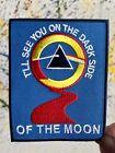 Pink Floyd Iron On Patch See You On The Dark Side Of The Moon Larger Blue