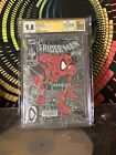 Spider-Man #1 (Silver Edition) CGC 9.8 SS Rare Green McFarlane Sig Custom Label!