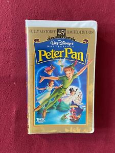 New ListingWalt Disney Masterpiece Peter Pan (VHS, 1998, 45th Anniversary Limited Edition)