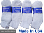 BEST USA DIABETIC ANKLE SOCKS 3, 6,12 PAIR SIZE 9-11,10-13 & 13-15(MADE IN USA)