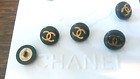 Vintage Chanel Button Single (ONE) 16 mm gold tone metal France