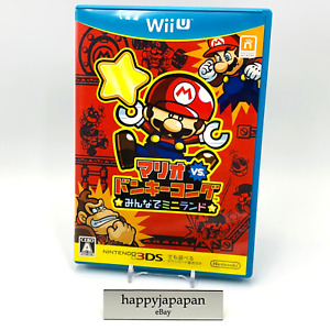 Nintendo Wii U Video Games Mario vs Donkey Kong Tipping Stars Japanese