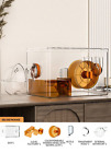 Transparent Detachable Hamster Habitat Rodent Gerbil Mouse Mice Cage At Home