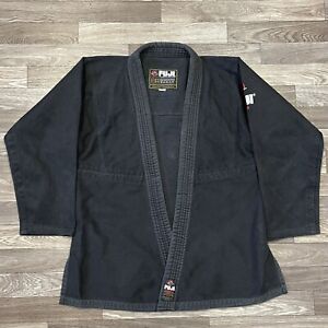 Fuji Kimono Size A1 Black Gi Gear Brazilian Jiu-Jitsu Judo Martial Arts Top