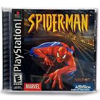 Spider-Man Sony Playstation 1 PS1 Complete CIB Black Label TESTED