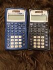 Texas Instruments TI-30X IIS Scientific Calculator, Solar Powered Lot Of 2 Used