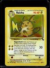 Pokemon Card - Raichu Fossil 14/62 Holo Rare MP