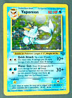 1999 Pokémon TCG Vaporeon Jungle Set 12/64 Unlimited Holo
