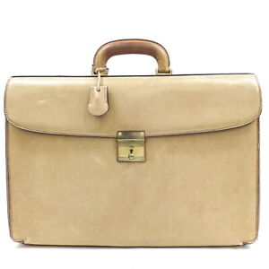 Vintage Gucci Business Bag  Brown Leather 432385