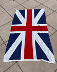 big 6X4 vintage handmade Union Jack Irish Linen British Flag Britain
