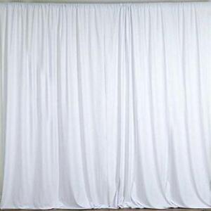 Polyester Backdrop Drapes Curtains Panels w/ Rod Pockets-Wedding Ceremony Party