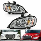 Pair Headlights Headlamps Left & Right Set For 02-13 Freightliner M-2 M2 2004-19 (For: Freightliner M2 106)