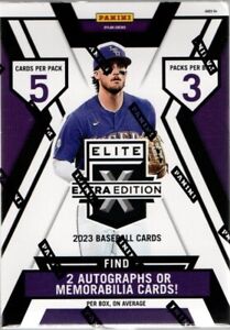 2023 Panini Elite Extra Edition Baseball Trading Card Blaster Box