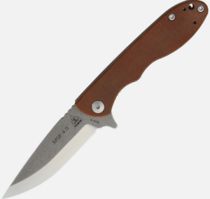 TOPS Mini Scandi MSF 4.0 Linerlock Knife - Brown