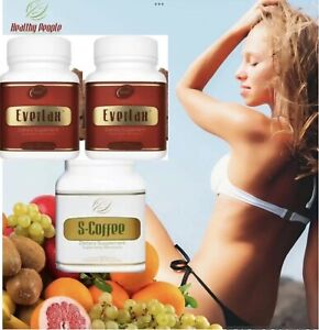 LOT of 3 Healthy S-coffee Weight Loss Fat Burner Green Suppress Appetite Everlax