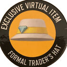Roblox Toy Code Formal Traders Hat Diamond Fedora Avatar Item Sent Messages
