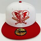 Oakland Athletics New Era Fitted Hat Cap 59FIFTY Sz 7 5/8 White Red Gold MLB