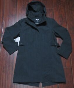 Kirkland Signature Jacket Women Size Small Pre Owned Black Trench Parka