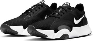 Nike Women's Superrep Go Running Trainers Shoes, White/Black-dark Smoke Grey, 12