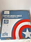 NEW RARE Avenger Onnit Captain America 25 LB Pound Olympic Weight Plates Set (2)