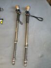 Lot Of 2 Gitzo France Monopod With Avtg Wooden Ball Joint France *SEE