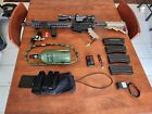 HPA Airsoft M4 Rifle with Polarstar F2 Engine and Multiple Accessories