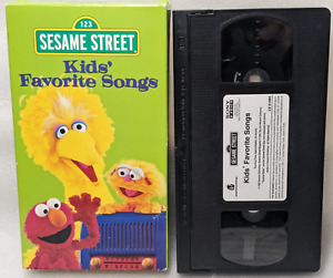 VHS Sesame Street - Kids Favorite Songs (VHS, 1999, Sony Wonder)