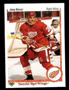 1990-91 Upper Deck #411 Joey Kocur rookie Detroit Red Wings