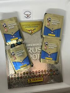 PANINI WORLD CUP RUSSIA 2018 HARD COVER ALBUM WITH 200 PACKETS