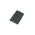 NEW Rustico Black Leather Pocket Journal Refillable Travel Notebook 3.75x5.25 in