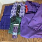 Cosplay Batman The Dark Knight Joker Costume Mens Size Large 6 Piece Outfit