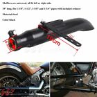 19'' Retro Motorcycle Muffler Exhaust Pipe For Harley Chopper Bobber Cafe Racer (For: More than one vehicle)