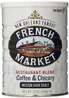 French Market Medium-Dark Roast Restaurant Blend Ground Coffee & Chicory, 12 oz