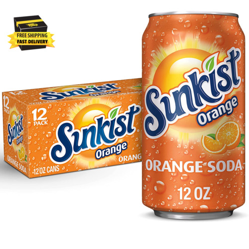 Orange Soda, 12 Fl Oz (Pack of 12) ⭐️⭐️⭐️⭐️⭐️