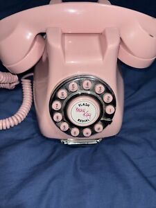 Retro Vintage Mary Kay Original Pink Phone with Note Drawer-tested, WORKS!